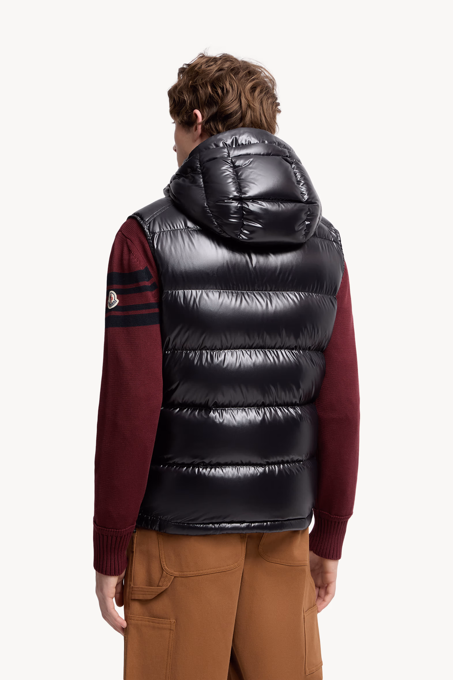 Doudoune sans manches Bormes à capuche Hommes Noir Moncler 5